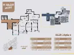 شقق للبيع | نموذج H | بمساحة 197م² | برج الجوهرة 2